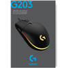 Mouse Logitech G G203 Lightsync (910-005796) USB Typ-A - 8000 DPI - 1 ms - Schwarz