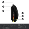 Mouse Logitech G G203 Lightsync (910-005796) USB Typ-A - 8000 DPI - 1 ms - Schwarz