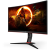 Monitor AOC CQ27G2S/BK 68,80cm (27)LED,2xHDMI,DisplayPort,Curved,165Hz