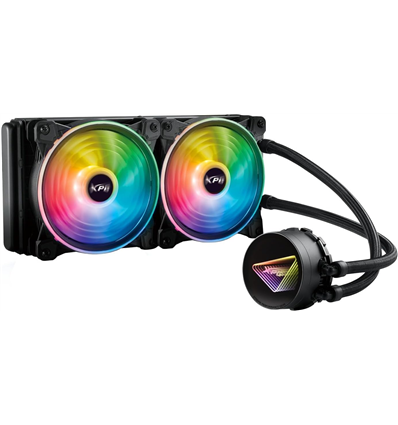 Dissipatore a liquido Cooler CPU ADATA LEVANTE X 240 ARGB BLACK RGB mirror pump head