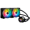 Dissipatore a liquido Cooler CPU ADATA LEVANTE X 240 ARGB BLACK RGB mirror pump head