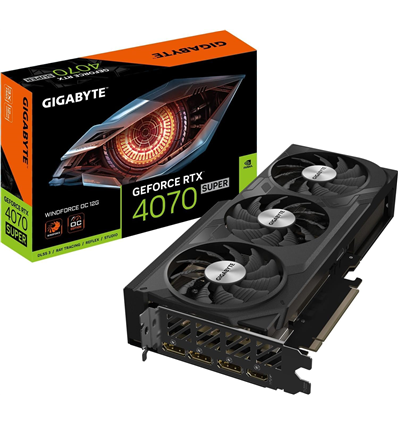 Scheda Video GIGABYTE GEFORCE RTX 4070 SUPER WINDFORCE 3 OC 12G