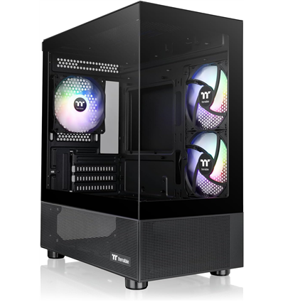 THERMALTAKE CASE MICRO VIEW 170 TF ARGB BLACK TG 3xARGB FAN