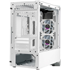 Case MasterBox TD300 Mesh White, 2USB3.2,2xCombo 2.5/3.5,2x2.5,2x120mm SickleFlow PWM ARGB Front Fans,ARGB/PWM Hub,NO PSU