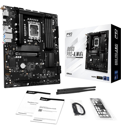 Scheda Madre AsRock B860 Pro-A WiFi (1851) ATX