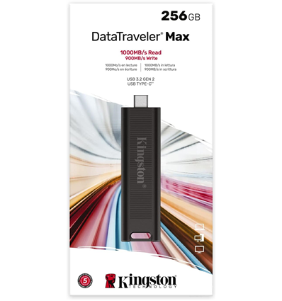 USB Pendrive 256GB Kingston DataTraveler MAX USB 3.2 DTMAX/256GB