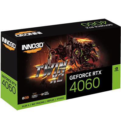 Scheda Video Inno3D GeForce® RTX 4060 8GB Twin X2 V2