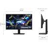 Monitor Samsung Odyssey G7 S27DG702EU 68,60cm (27) LED, 2x HDMI, DisplayPort, SP