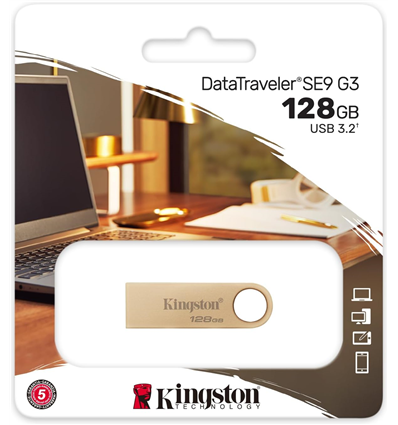 USB Pendrive 128GB Kingston DataTraveler SE9 G3 USB 3.2 DTSE9G3/128GB