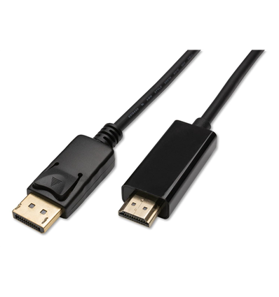 Cavo HighSpeed da Displayport a HDMI Nero 4K 60Hz da 2m