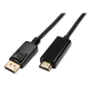 Cavo HighSpeed da Displayport a HDMI Nero 4K 60Hz da 2m