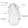 Mouse Logitech M240 Bluetooth white (910-007120)