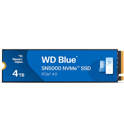 SSD WD Blue 4TB SN5000 NVME M.2 PCIe 4.0 x4 WDS400T4B0E