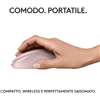 Mouse Logitech M240 wireless rose (910-007121)