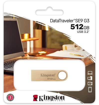 USB Pendrive 512GB Kingston DataTraveler SE9 G3 USB 3.2 DTSE9G3/512GB