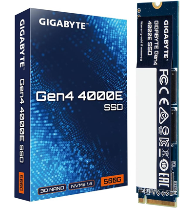 SSD GIGABYTE Gen4 4000E 500GB M.2 PCIe GE440E500G PCIe 4.0x4 NVME