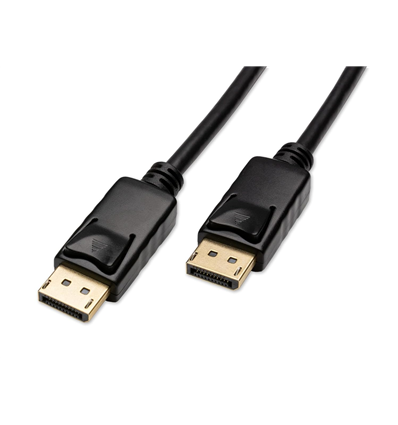 Cavo HighSpeed da Displayport a DisplayPort Nero 4K 60Hz da 1m