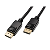 Cavo HighSpeed da Displayport a DisplayPort Nero 4K 60Hz da 1m