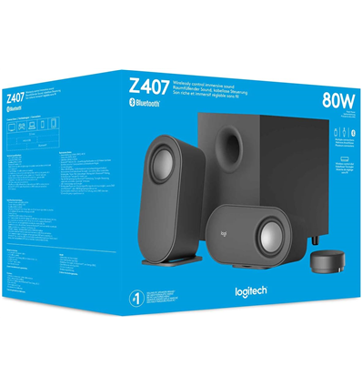 Speakers Logitech Z407 GraphitGrigio (980-001348)