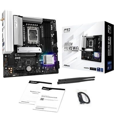 Scheda Madre AsRock B860M Pro RS WiFi (1851) mATX