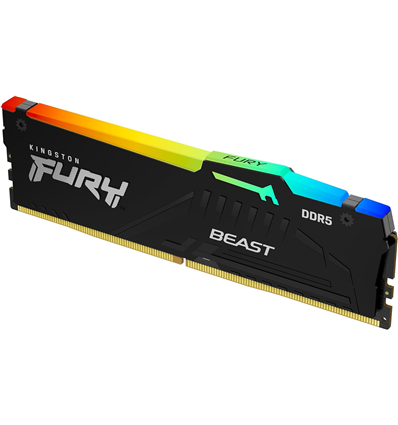 Memoria Ram DDR5 32GB PC 6000 Kingston FURY Beast RGB EX KF560C30BBEA-32