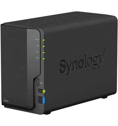 Captiva NAS Server S75-446 (Synology DS223 / 2GB RAM / 2-Bay 20TB mit 2x 10TB WD Red Plus)