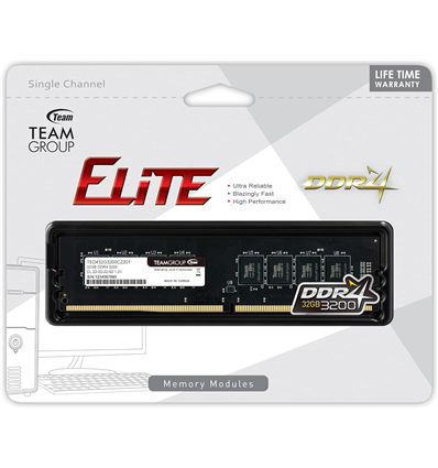 DDR4 32GB PC 3200 Team Elite TED432G3200C2201