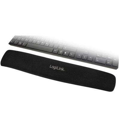 LogiLink Supporto in Gel da Tastiera, nero ID0044