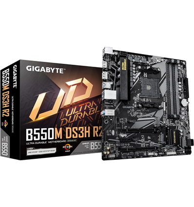 Scheda Madre Gigabyte GA-B550M-DS3H R2 (AM4) mATX