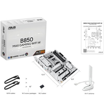 Scheda Madre ASUS B850 MAX GAMING WIFI W (AM5) ATX
