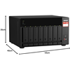 NAS Server QNAP TS-873A-8G 8 Bay - SATA 6Gb/s