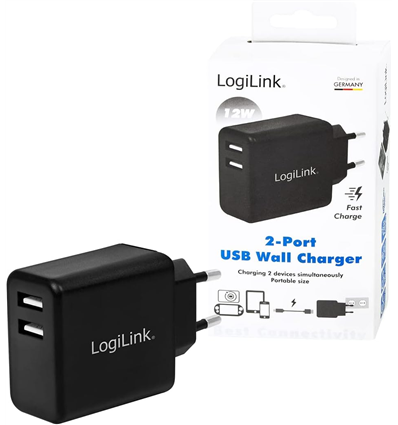LogiLink Trasformatore a muro USB 2 x USB - PA0210