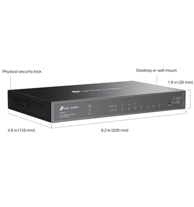 TP-Link Gigabit Jetstream Smart Switch 8-port TL-SG2008P