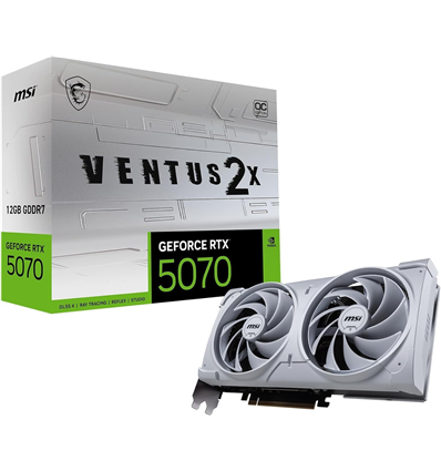 Scheda Video MSI GeForce® RTX 5070 12GB VENTUS 2X OC WHITE