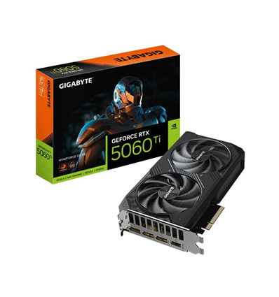 Scheda Video Gigabyte GeForce® RTX 5060 TI 8GB Windforce OC