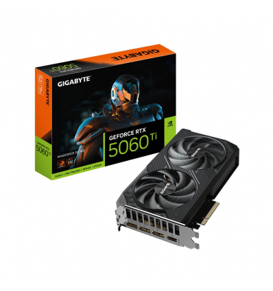 Scheda Video Gigabyte GeForce® RTX 5060 TI 16GB Windforce OC
