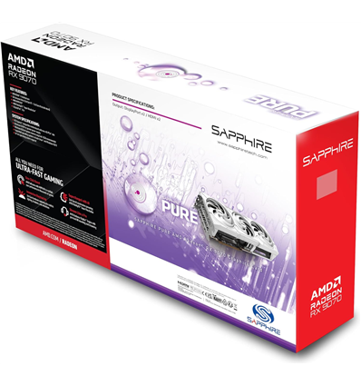 Scheda Video Sapphire Radeon RX 9070 Pure Gaming OC 16GB DUAL HDMI DUAL DP LITE