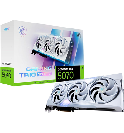 Scheda Video MSI GeForce RTX 5070 12GB GAMING TRIO OC WHITE