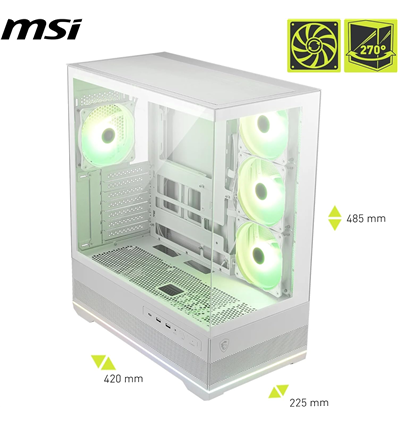 Case PC MSI MAG PANO 110R PZ white
