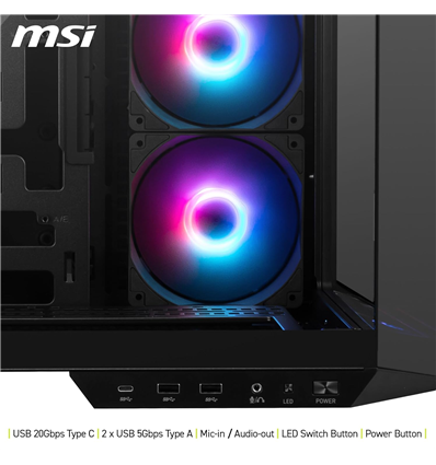 Case PC MSI MAG PANO 100R PZ black