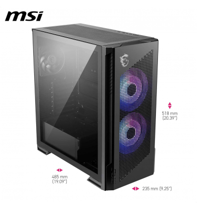 Case PC MSI MPG VELOX 300R PZ black