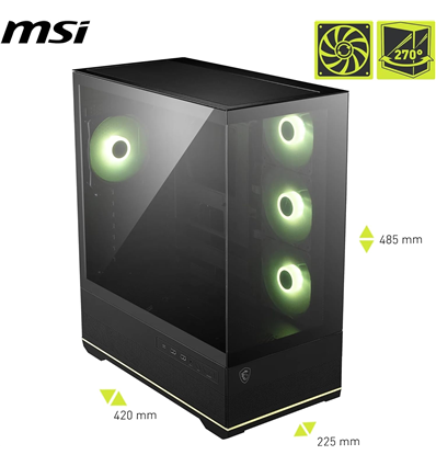 Case PC MSI MAG PANO 110R PZ black