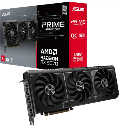 Scheda Video ASUS RADEON RX 9070 XT 16GB Prime OC