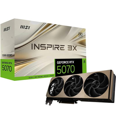 Scheda Video MSI GeForce RTX 5070 12GB INSPIRE 3X OC