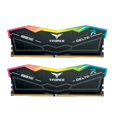 DDR5 RAM 32GB KIT 2x16GB PC 6000 Team T-Force Delta RGB CL30 FF7D532G6000HC30DC01 nero