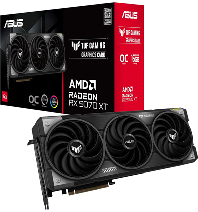 Scheda Video ASUS RADEON RX 9070 XT 16GB TUF GAMING OC