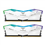 DDR5 RAM 32GB KIT 2x16GB PC 6000 Team T-Force Delta RGB CL30 FF8D532G6000HC30DC01 bianco