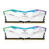 DDR5 RAM 32GB KIT 2x16GB PC 6000 Team T-Force Delta RGB CL30 FF8D532G6000HC30DC01 bianco