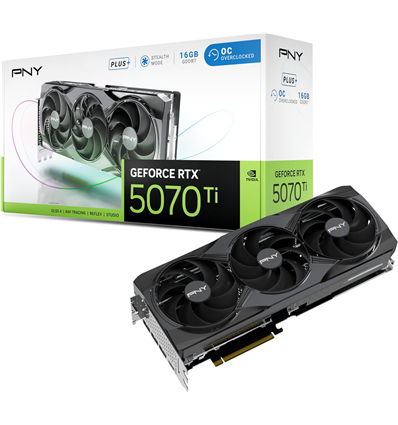 Scheda Video PNY GeForce RTX™ 5070TI 16GB Gaming Overclocked Triple Fan PLUS