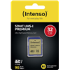 SD Card SDHC UHS-I 32GB Intenso Premium 1 Adapter Class 10 3421480
